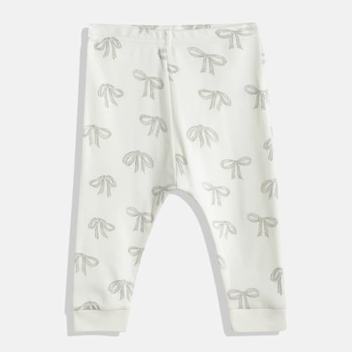 Mothercare Girls Printed Full Sleeves 4-Piece Top and Pyjama Set - Ivory