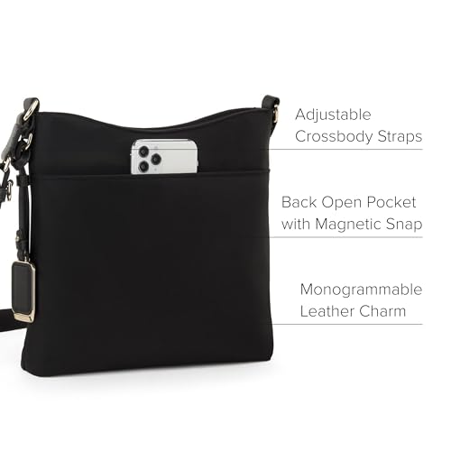 TUMI Voyageur Tyler Crossbody, Black/Gold, One Size, Voyageur Tyler Crossbody