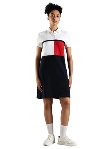Cotton Polo Collar T-Shirt Dress