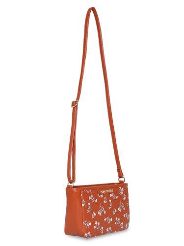 Caprese MERIDA SLING SMALL TAN PRINTED WOMEN'S HANDBAG