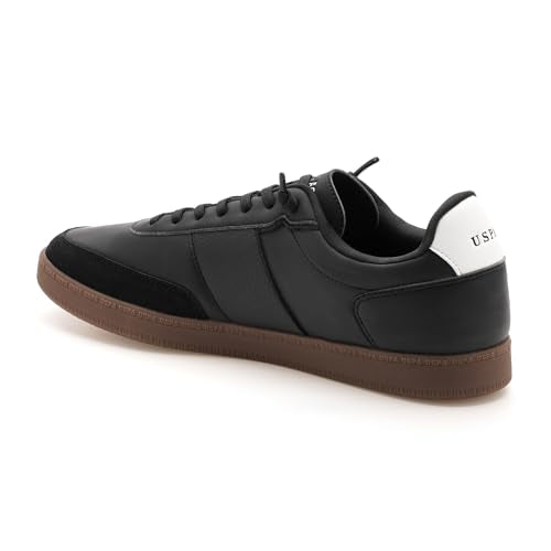 U.S. Polo ASSN. Mens Milton Black Sneakers - (UK10) (UK11) (2FD24874Z01)