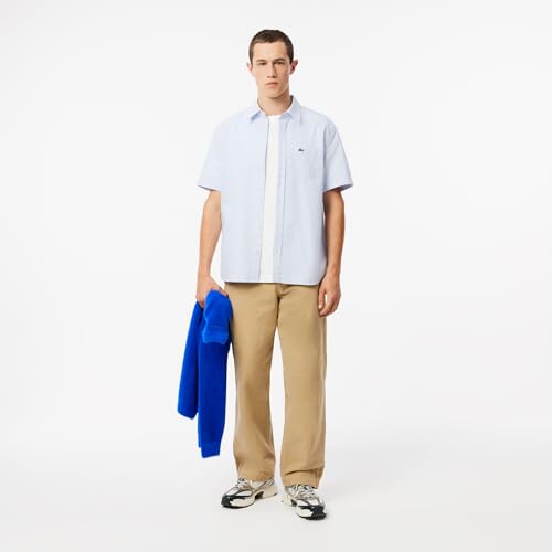 Lacoste Men's Regular Fit Shirt (CH5624_Blue