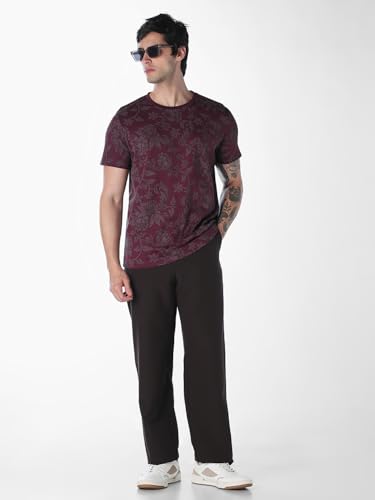 Jack & Jones Floral Print Cotton Polo Tshirt