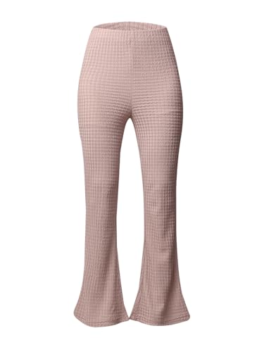 ONLY Women Textured Flared Casual Lavender Pants