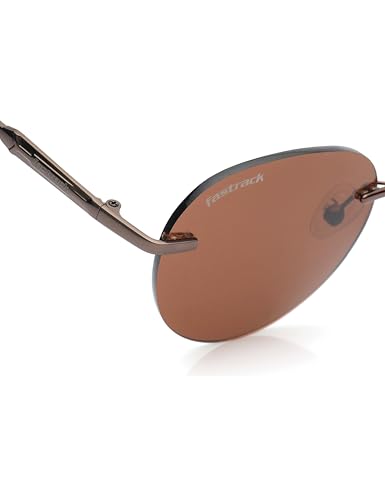 Fastrack Sunglasses |ROUND Brown |UV protected | Medium