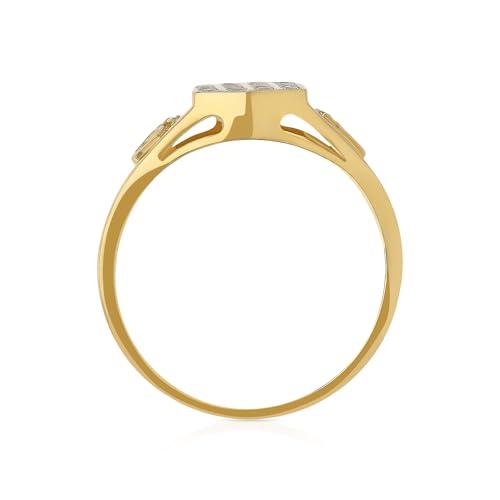 Malabar Gold and Diamonds Gold Ring for Men| Ring for Birthday, Wedding, Anniversary & Valentine's Day Gift FRDZL47821_Y_21
