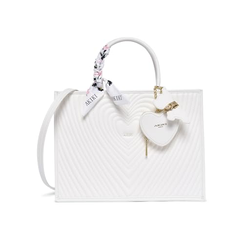 Akiki London Women's Heartley Medium Satchel Handbag | Satchel Bag for Work | Ladies purse | Stylish Shoulder Bag | Gift For Women