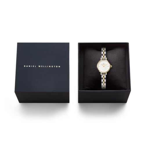 Daniel Wellington Petite Round 19mm White Dial Analog Women Watch - DW00100923K