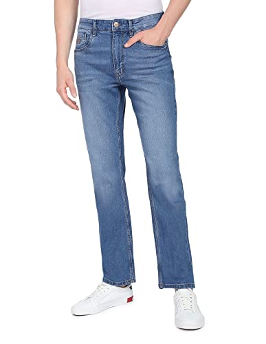 U.S. POLO ASSN. Boot Cut Men's Jeans (UDJENO0659_Blue_32)