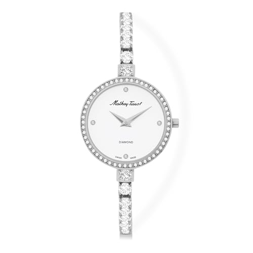 Mathey-Tissot Swiss Made Infinity Quartz White Dial Analog Watch for Women - D986SAI