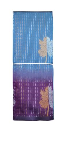 SREE KUMARAN Women's Kanchipuram Kubera Silk Pure Pattu Sarees With Blouse (VSK138-2) (VSK181-2)