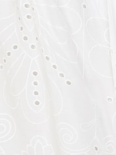 Women Schiffili Midi Skirt (Ivory_S)