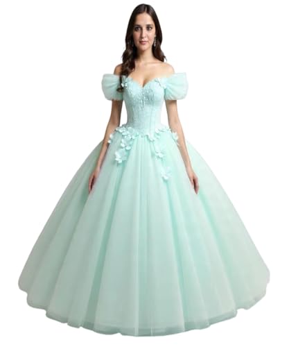 ThreadTexture Designer Princess Bridal Gown Mint Green