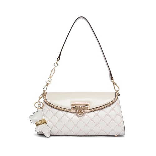 Akiki London Women's Harold 28 Flap Sling Bag with Dog Charm