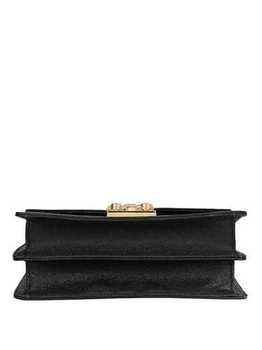 Da Milano Genuine Leather Black Shoulder Bag (00349A-OL) (Small)