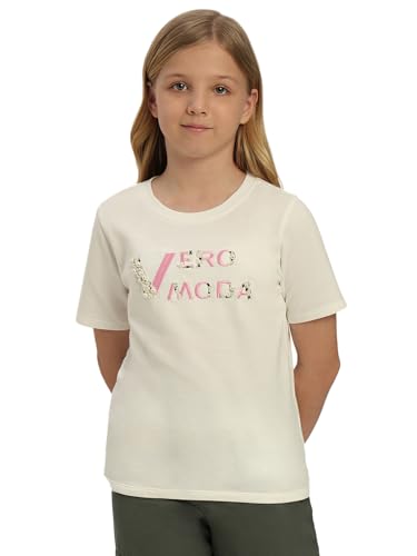 VERO MODA Girl Regular Fit White Tshirt