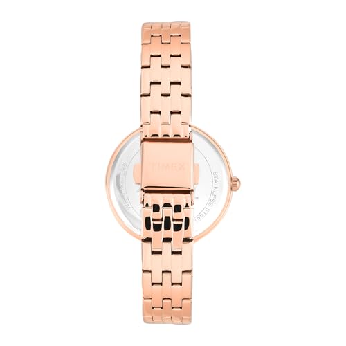 TIMEX White Round Dial Analog Women's Watch - TWEL22602