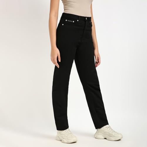 Calvin Klein Jeans Women's Slim Jeans (J224896BEH Black