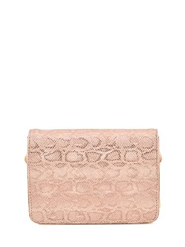 Sakwoods Women Pu Peach Sling Bag
