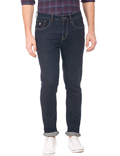 U.S. POLO ASSN. USPOLO Men's Slim Fit Jeans (UDJC0039_Blue_30W x 33L)