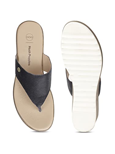 Hush Puppies Scarlet Thong Women's Navy Heels - 5 UK (6749904)
