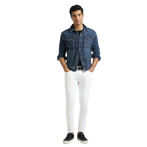 Pepe Jeans Men's Skinny Jeans (PM208133P578_White