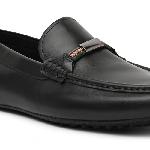 Aldo LUXWORTH-IN001 Men Black Moccasins