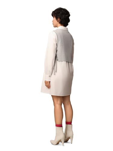 ONLY Women's White Shirt Dress