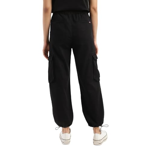 Levi's Women's Black Relaxed Fit High Rise Jeans