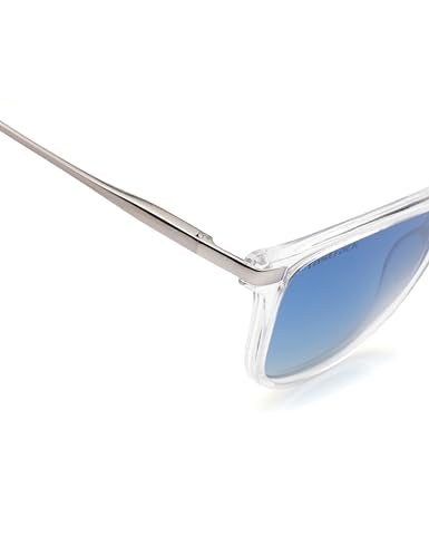 Fastrack Blue Colored TR90 Frame Square Shaped Polarized Sunglasses for Men