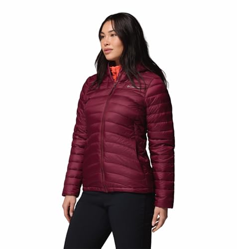 Columbia Women Maroon OmniShield Corelite Down Jacket, XL
