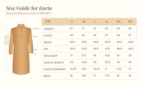 Manyavar Men's Linen Square Grid Printed Kurta (Wine,XXXL)