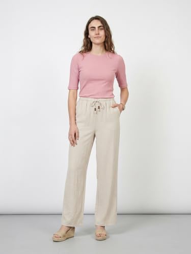 Max Women Ribbed Top (Pink_XXL)