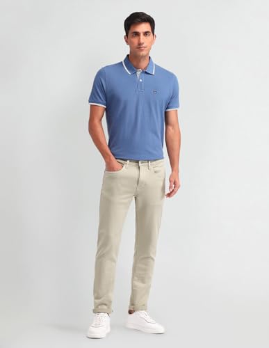 Arrow Sports Men's Fitted Jeans (ASAIJN2817_Sand