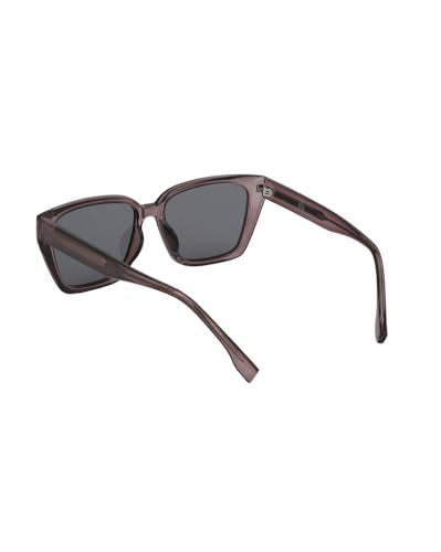 Carlton London Brown Toned with Polarised Lens Rectangle Sunglass for women