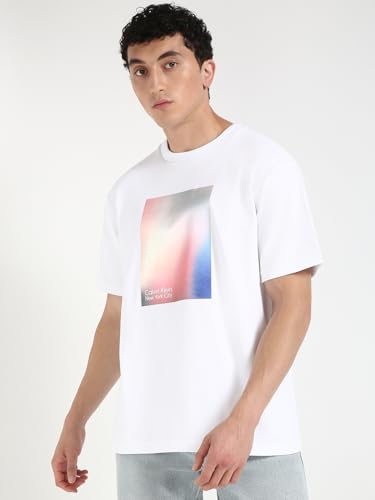 Calvin Klein Men White T Shirt