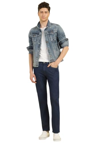 Allen Solly Men's Regular Jeans (ALDNACLF538903_Navy