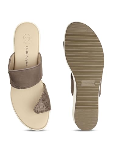 Hush Puppies Scarlet New Toe Ring Women's Grey Heels - 4 UK (6752110)