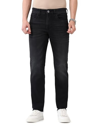 Arvind Grey Slim Fit Mid Rise Jeans