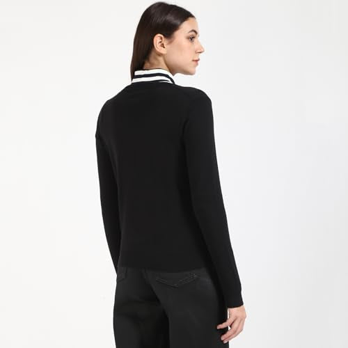 Tommy Hilfiger Womens Black Color Sweater (XL)