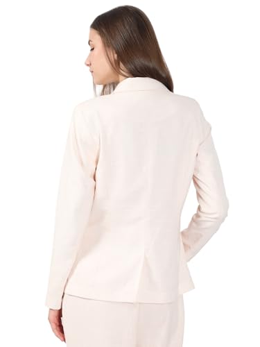 VERO MODA Women's Tailored Fit Pink Blazer