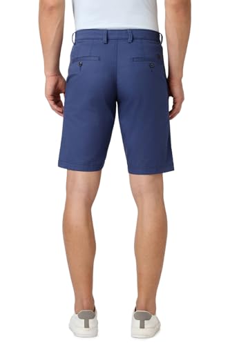 Van Heusen Men's Chino Shorts (VSSRURGBW77631_Blue