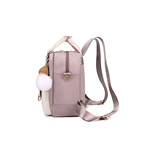 GEFIRE Womens Backpack Women Mini Backpack Oxford Crossbody Bag Waterproof Small Shoulder Bags Ladies Purse (Color : Dark blue)