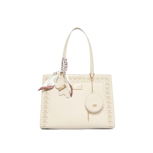 Akiki London Women's Brackley 35 Box Handbag|comes with a Pouch, Scar and Dog Charm|External Pocket|Textured Finish|Womens Handbag for Office
