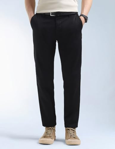 Slash Slim Tapered Fit Mid Rise Trousers
