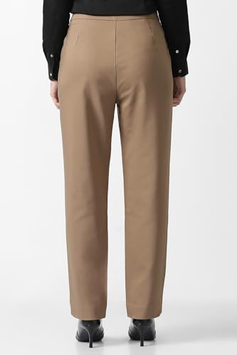Van Heusen Women's Slim Casual Pants (VWTFFSLFF86136_Brown