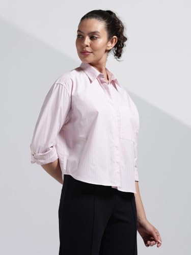 Striped Relaxed Fit Cotton Shirt