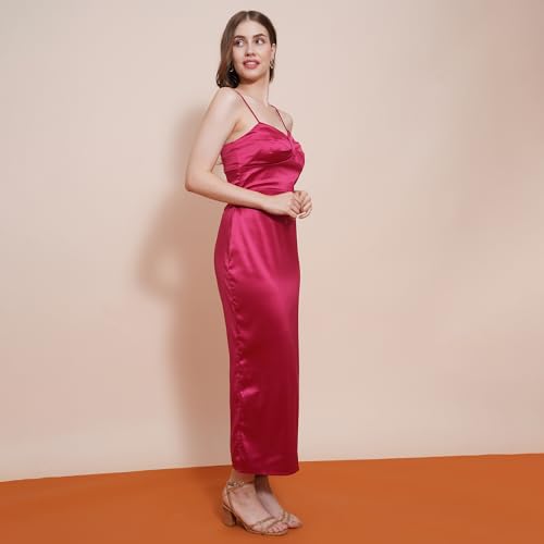 Globus Women Dress (GS567111_Magenta_S)