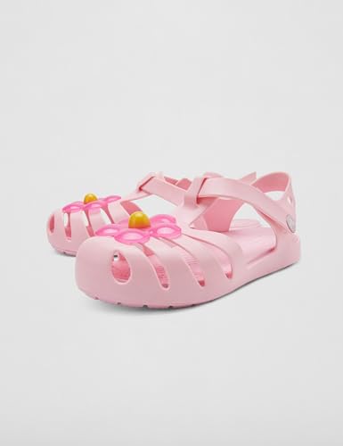 Crocs Unisex Kids Isabella Charm Sandal T Fmgo Croslite Flamingo Sandal | 5 UK |