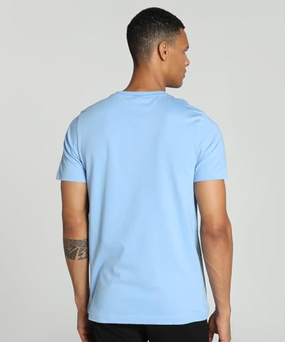 Puma Men's Graphic Print Slim Fit T-Shirt (679423_Day Dream